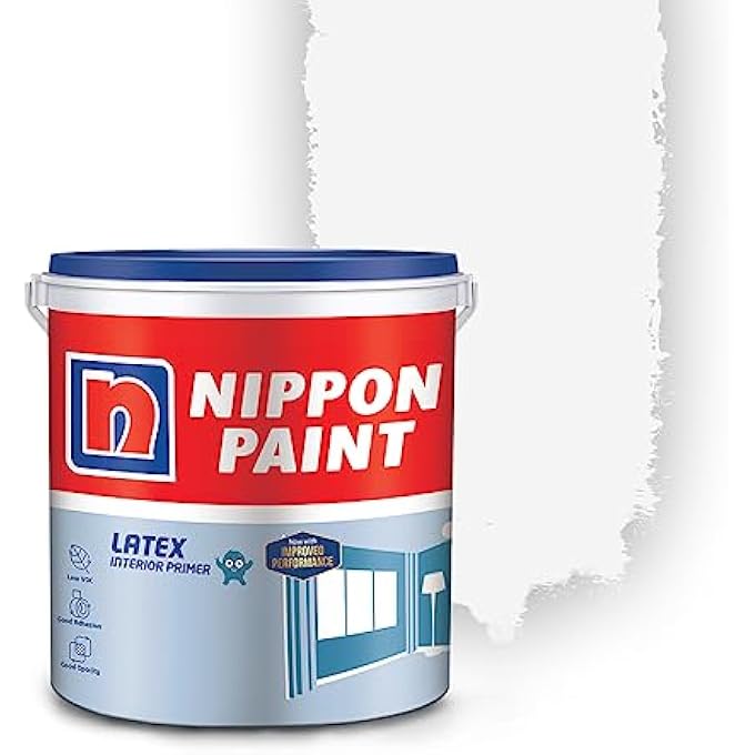 Nippon Paint ACRYLIC LATEX INTERIOR PRIMER (4 L, WHITE) - Image 1